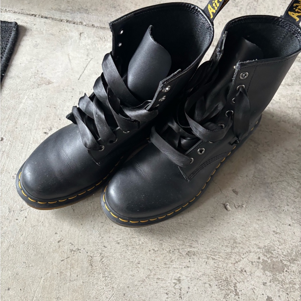 Dr. Martens Black Leather Boots